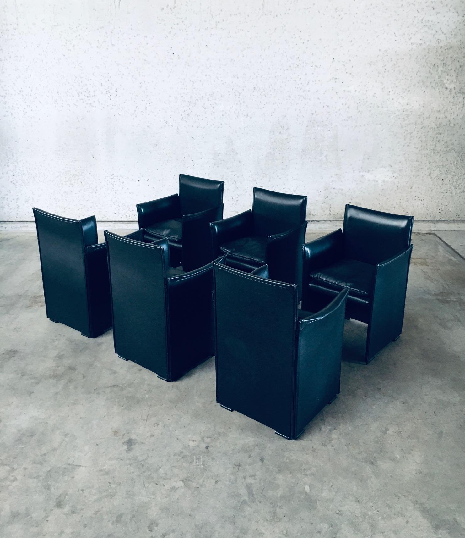 Italiano Postmodern Design 401 BREAK Armchairs by Mario Bellini for Cassina, Italy 1980's in vendita