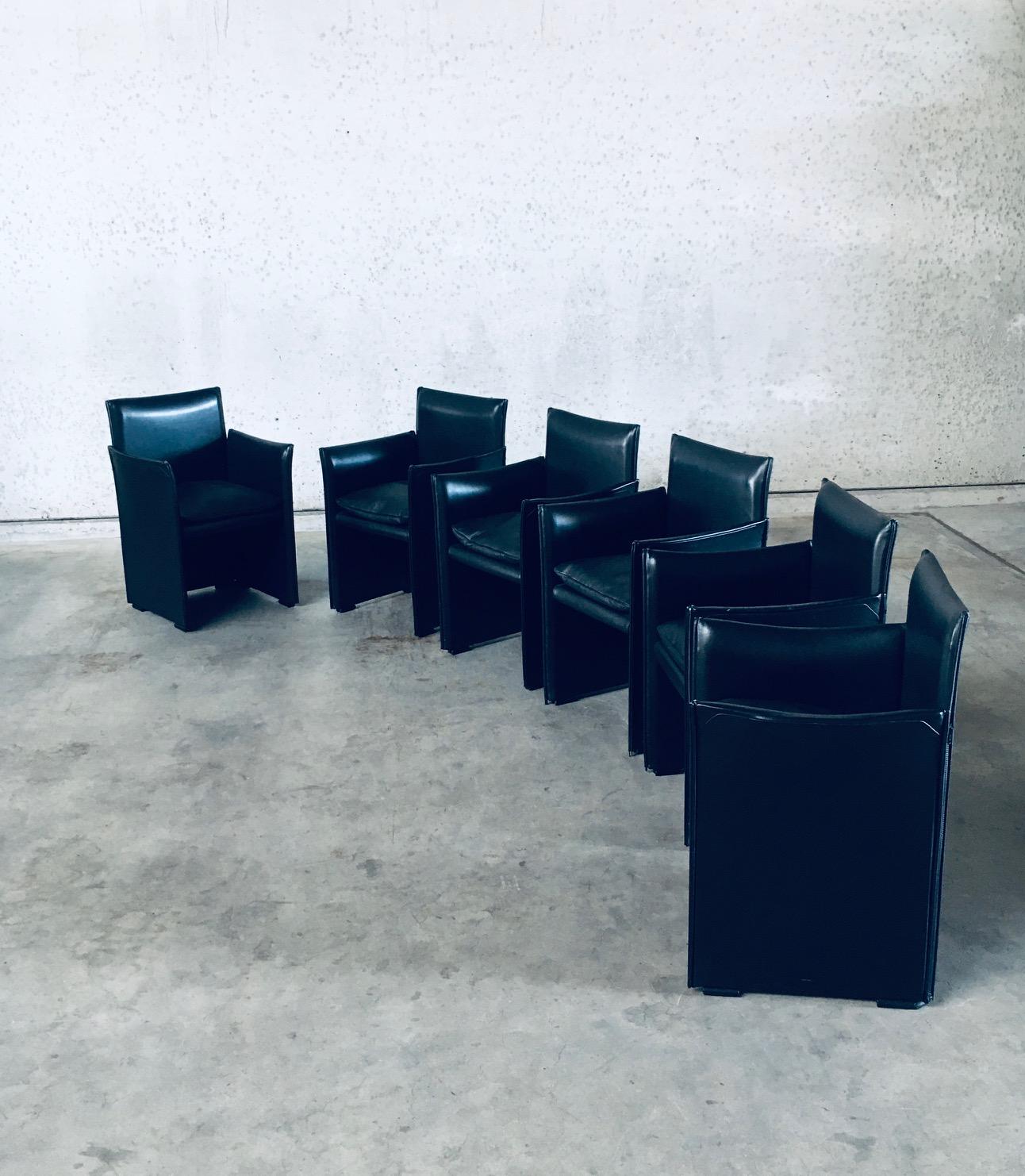 Postmodern Design 401 BREAK Armchairs by Mario Bellini for Cassina, Italy 1980's In condizioni buone in vendita a Oud-Turnhout, VAN