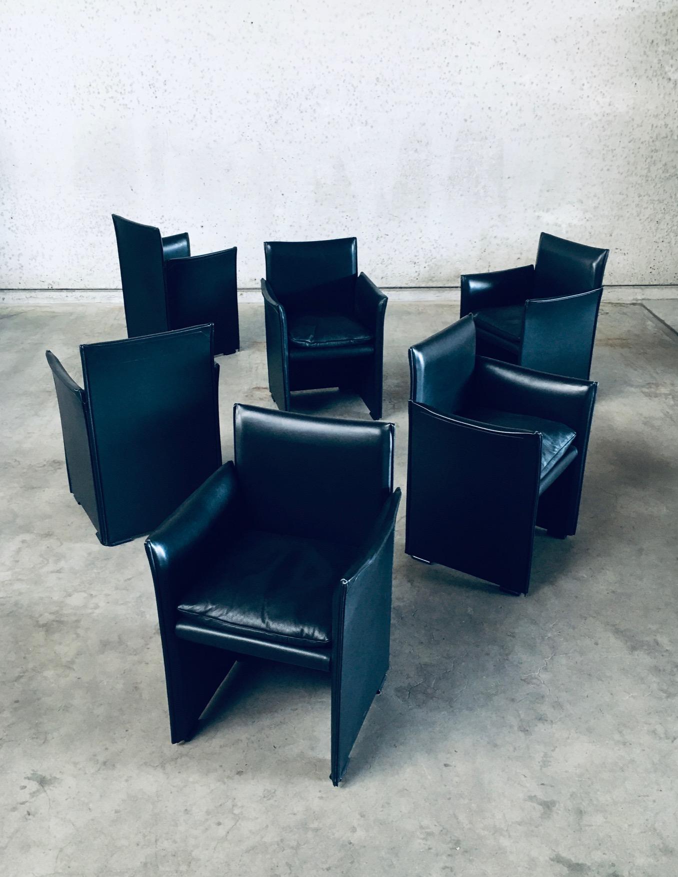 Fine XX secolo Postmodern Design 401 BREAK Armchairs by Mario Bellini for Cassina, Italy 1980's in vendita