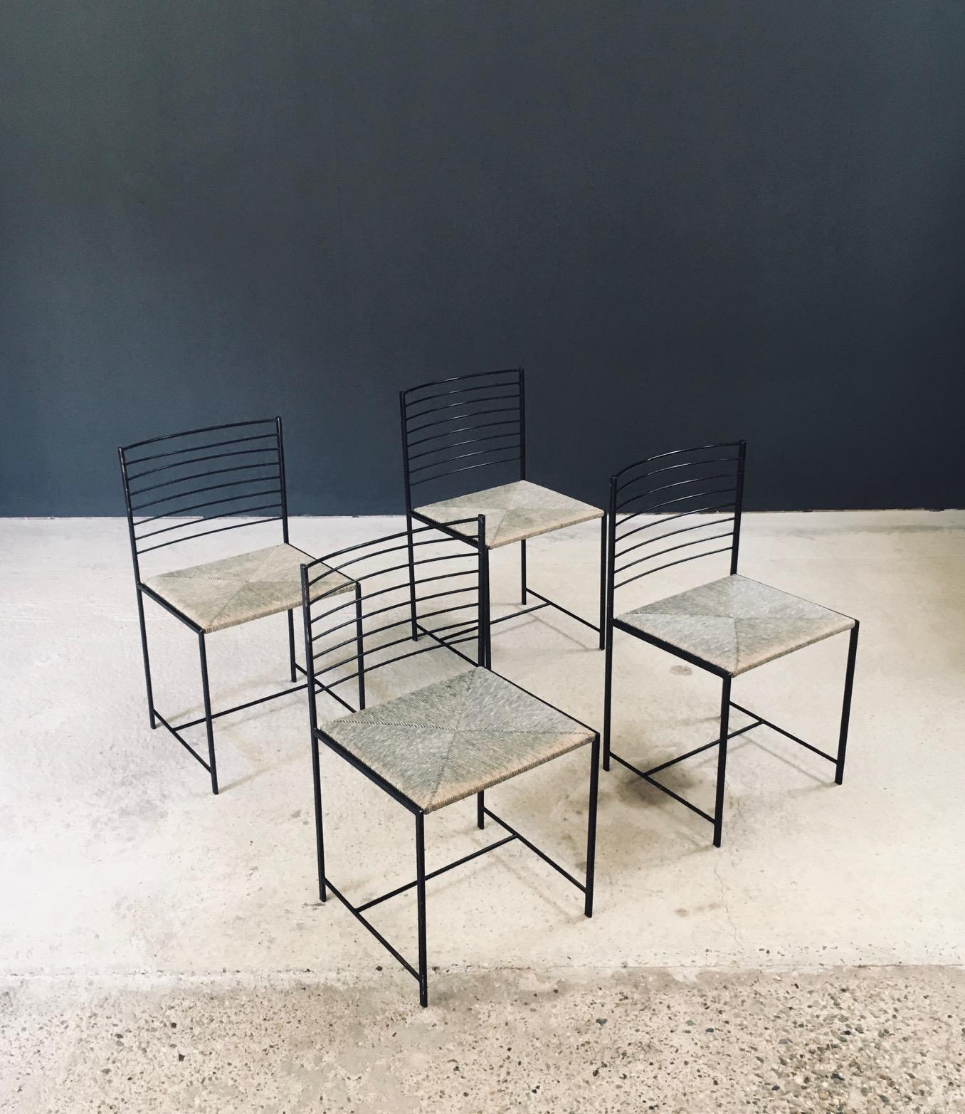 Sedie da pranzo vintage di design postmoderno 