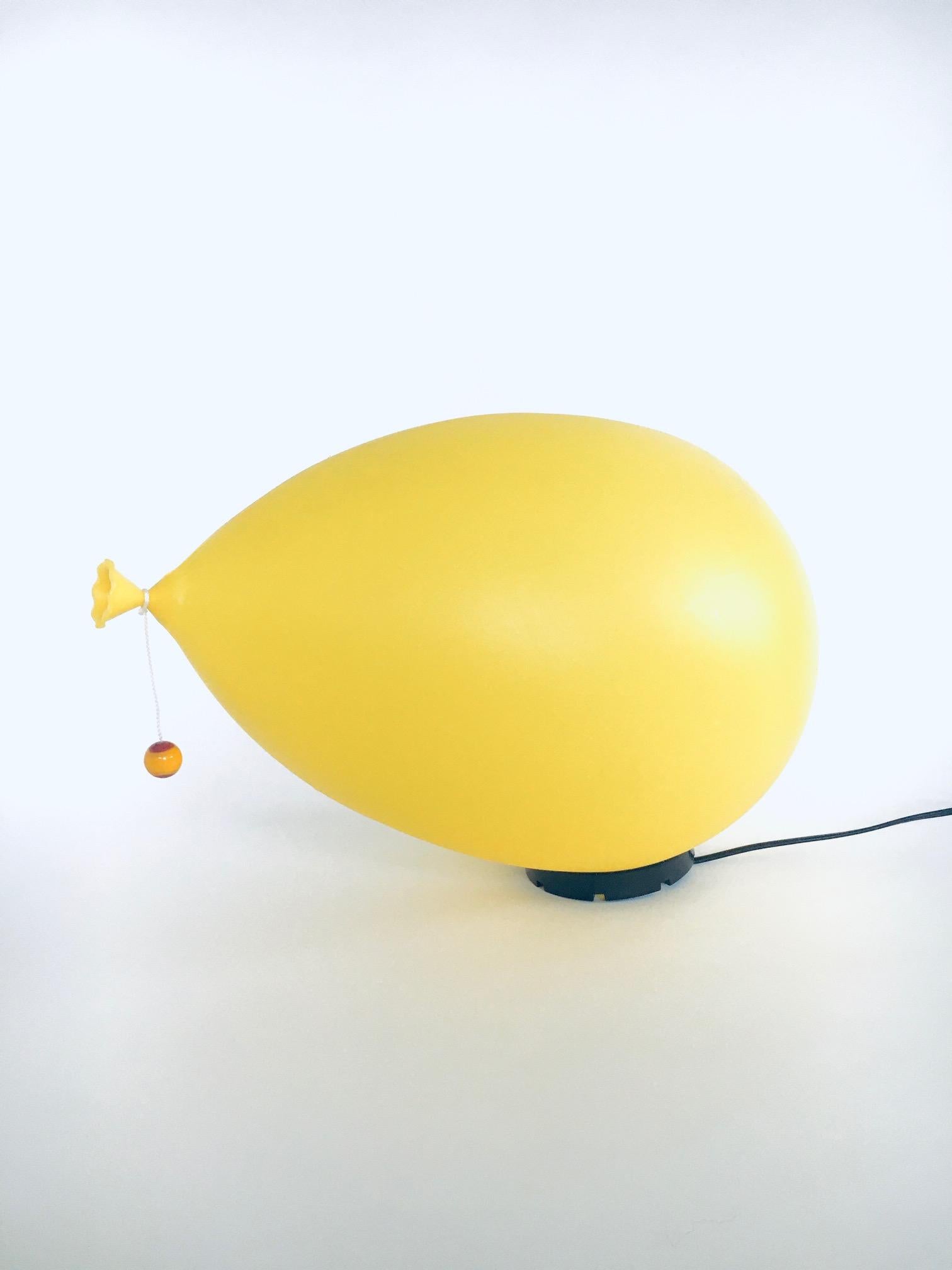 Late 20th Century Postmodern Design Balloon Lamp XXL by Yves Christin for Bilumen, Italy, 1980's For Sale