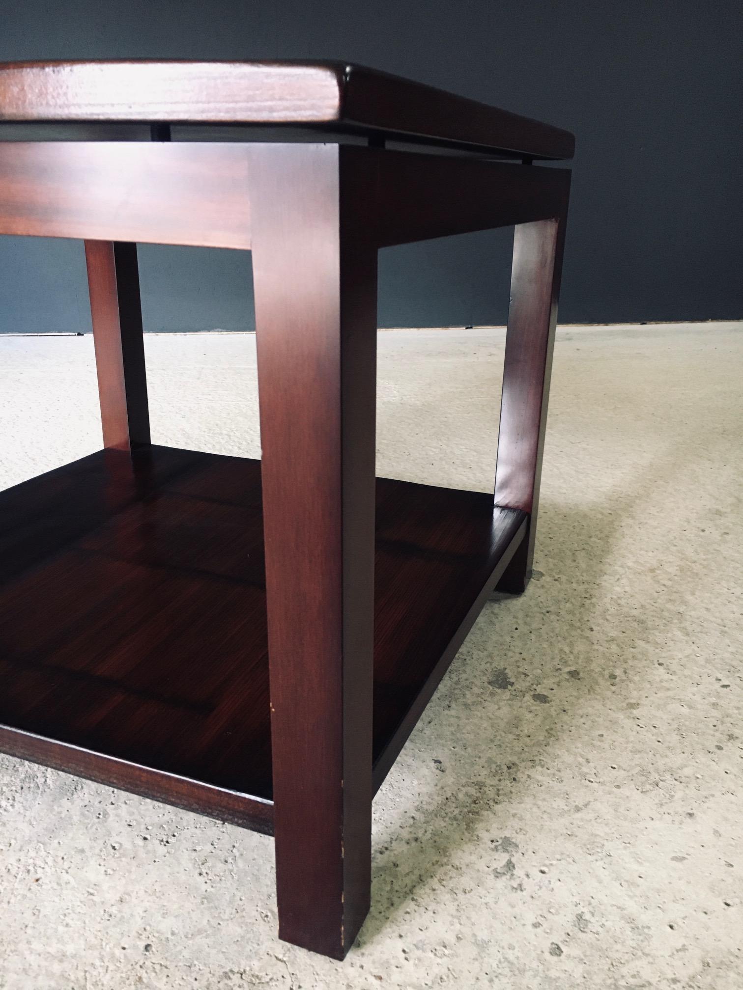 Tavolino in bambù dal design postmoderno di Axel Vervoordt, Belgio, anni '80 in vendita 3