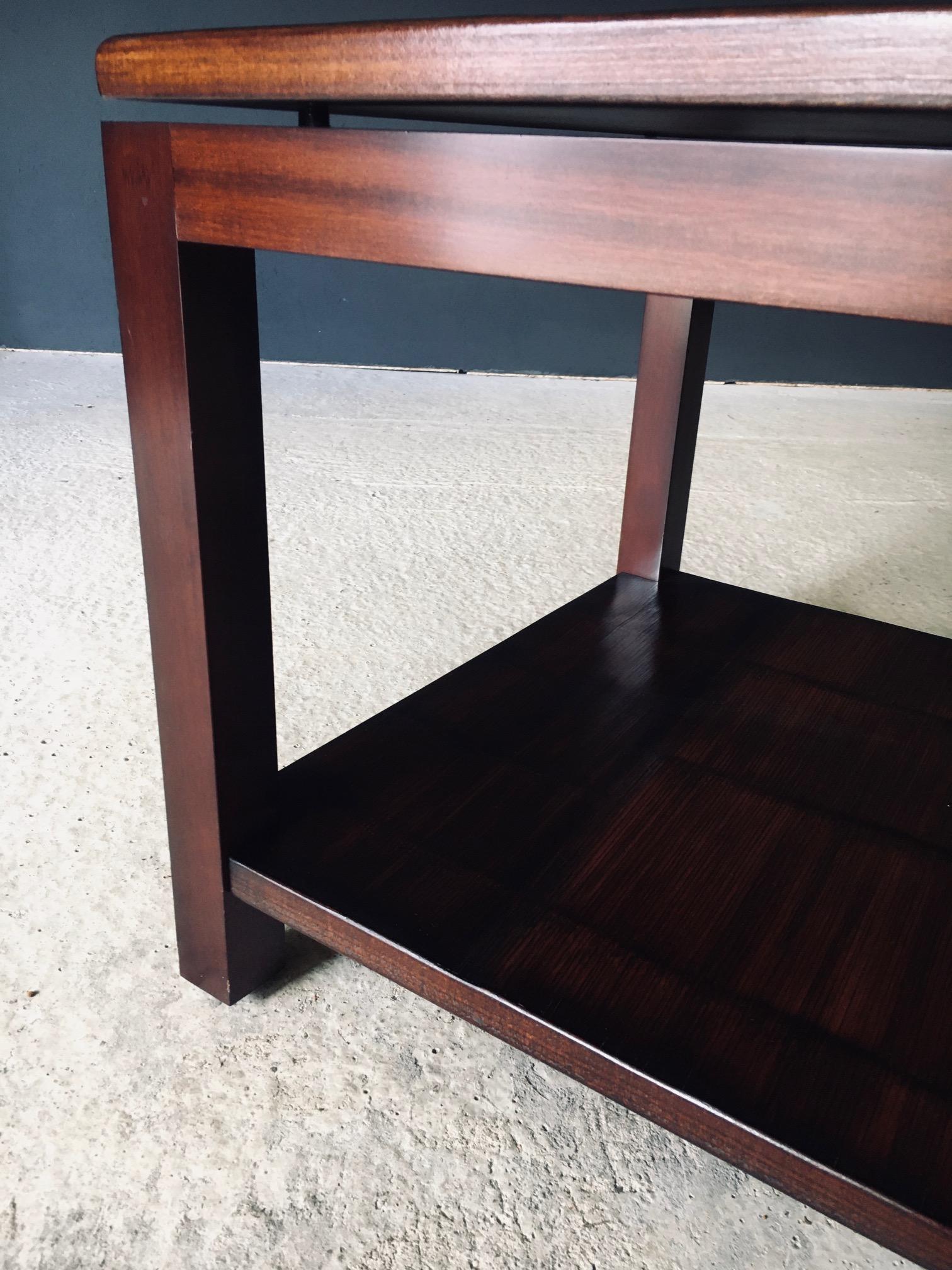 Tavolino in bambù dal design postmoderno di Axel Vervoordt, Belgio, anni '80 in vendita 2