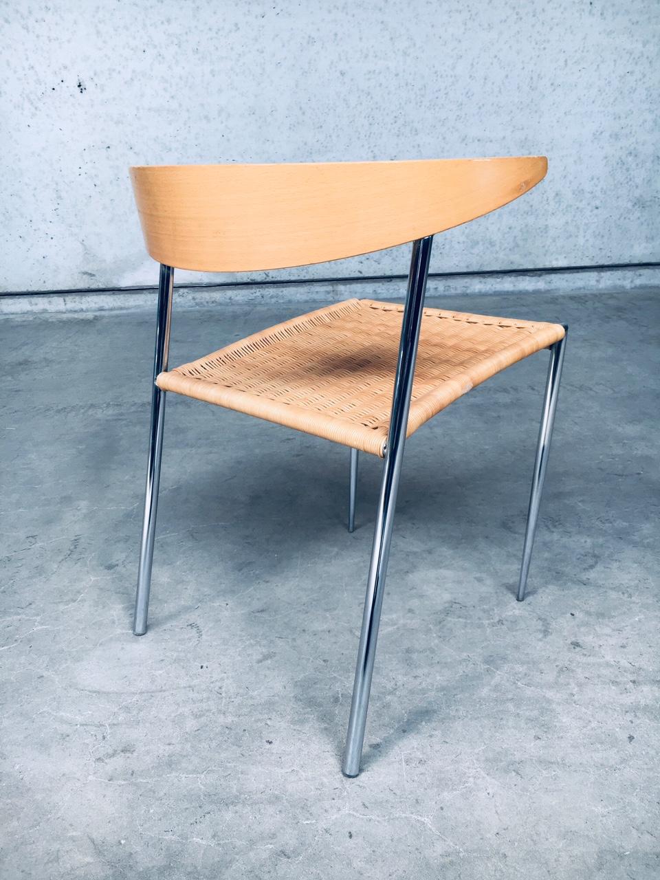 Chaise de design postmoderne de Pierantonio Bonacina, Italie, années 1990 en vente 3