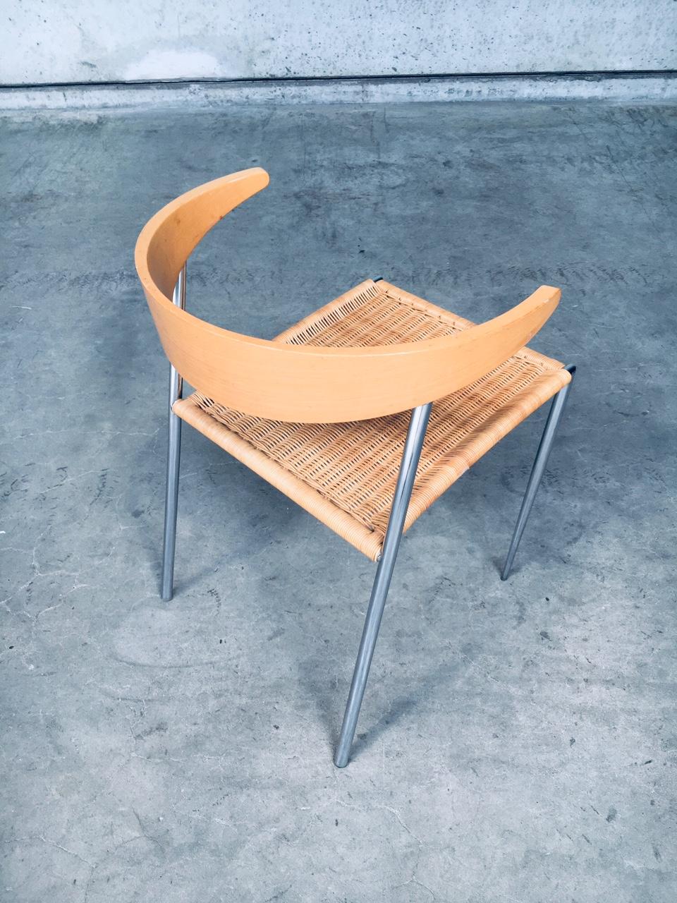 Chaise de design postmoderne de Pierantonio Bonacina, Italie, années 1990 en vente 4