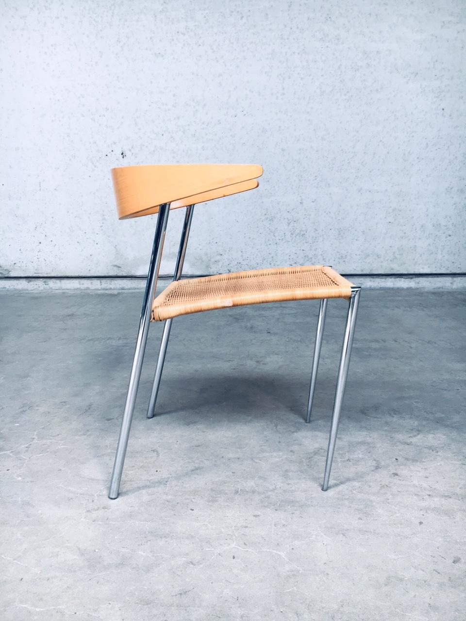Chaise de design postmoderne de Pierantonio Bonacina, Italie, années 1990 en vente 5
