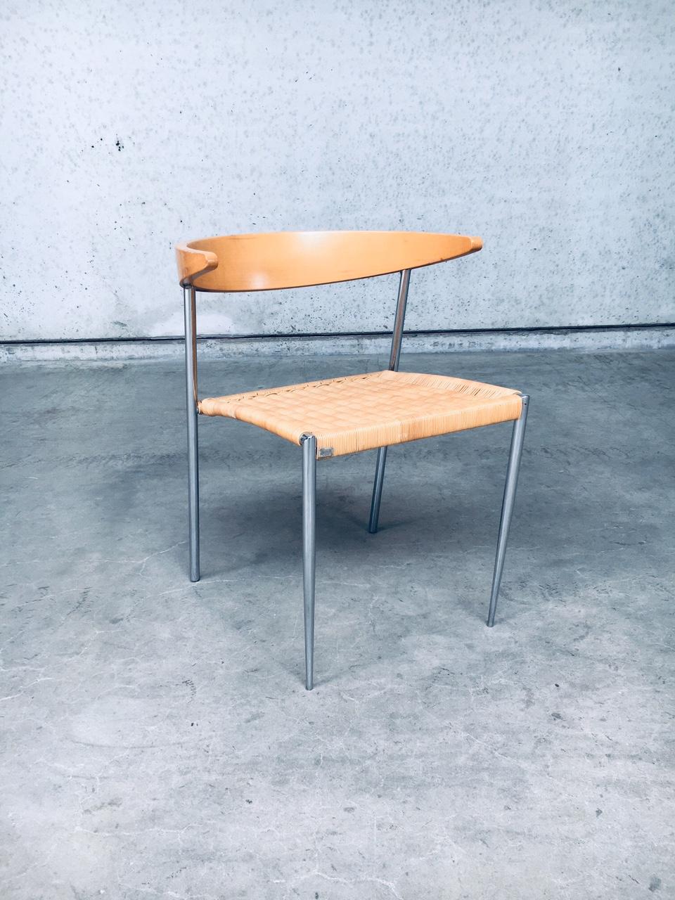 Fin du 20e siècle Chaise de design postmoderne de Pierantonio Bonacina, Italie, années 1990 en vente