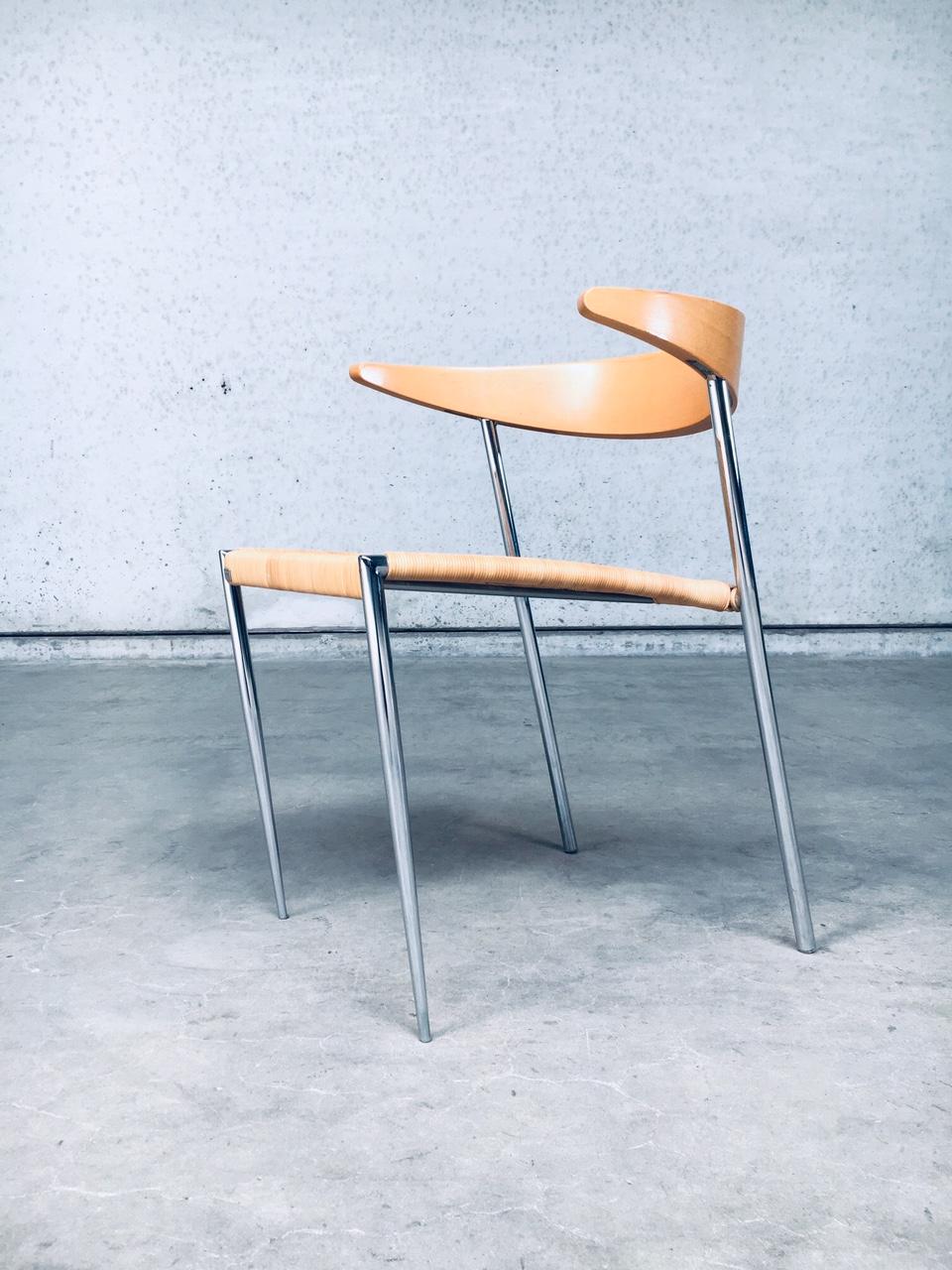 Chaise de design postmoderne de Pierantonio Bonacina, Italie, années 1990 en vente 1