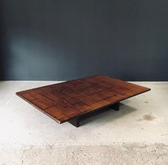 Postmodern Design Coffee Table in Bamboo by Axel Vervoordt, Belgium 1980's