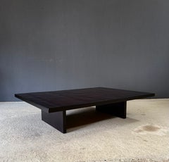 Tavolino dal design postmoderno in bambù di Axel Vervoordt, Belgio, anni '90