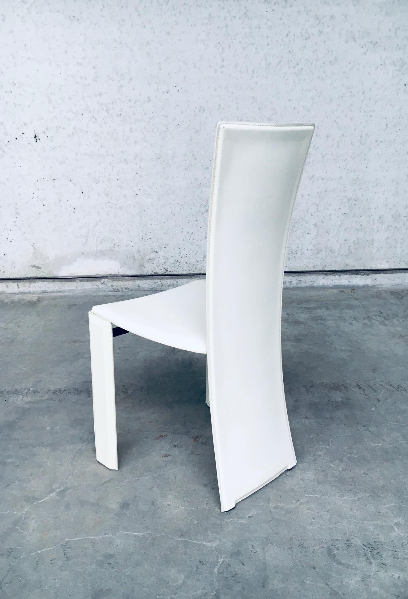 Postmodern Design Dining Chair set by Pietro Costantini, Italy 1980's For Sale 10
