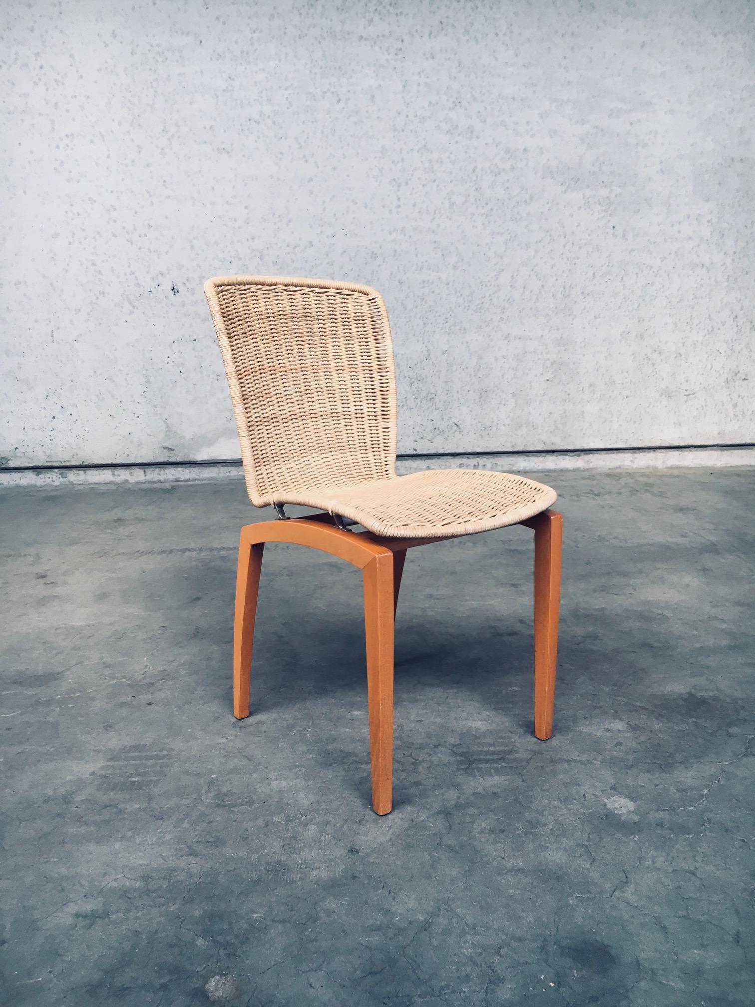 Cane Postmodern Design LIBRA Dining Chairs by Christian Werner for Ligne Roset