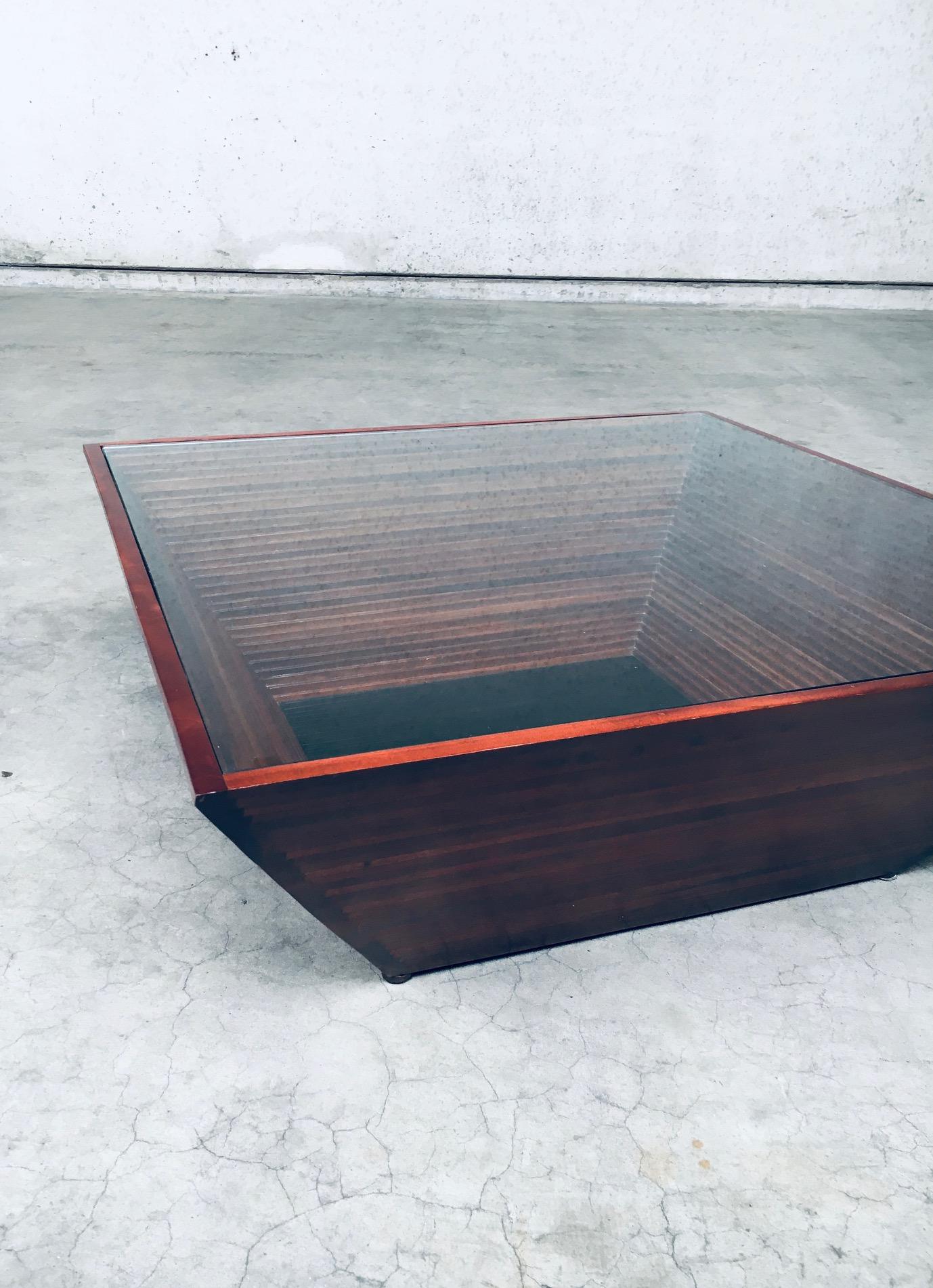 Postmodern Design Reverse Pyramid Coffee Table For Sale 2