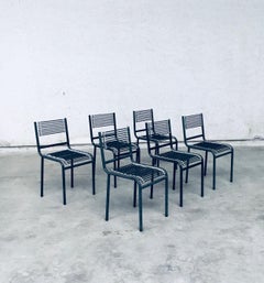 Chaises "SANDOWS" de Rene Herbst au design postmoderne