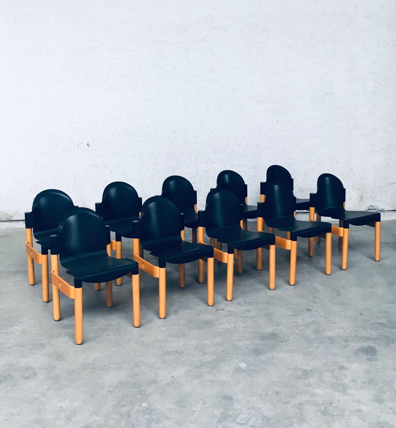 Postmodern German Design Stacking Chair 