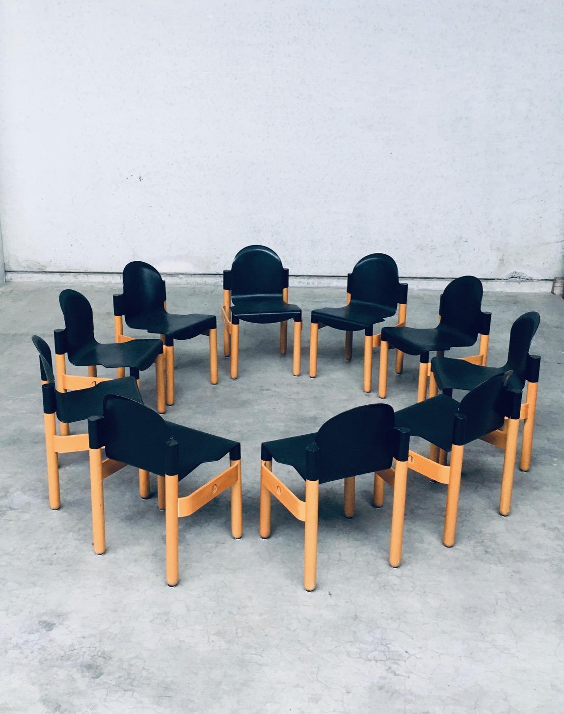 German Postmodern Design Stacking Chair 