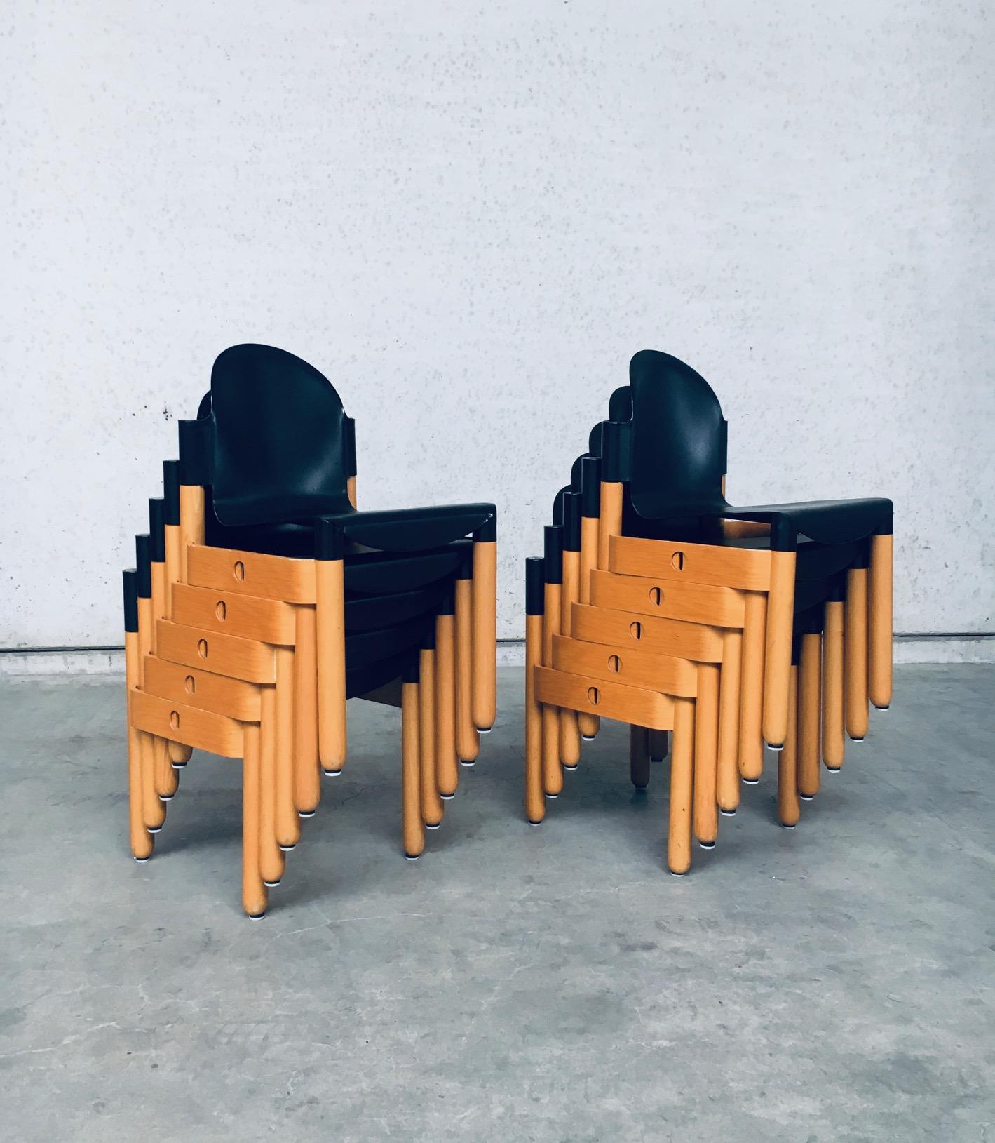 Late 20th Century Postmodern Design Stacking Chair 