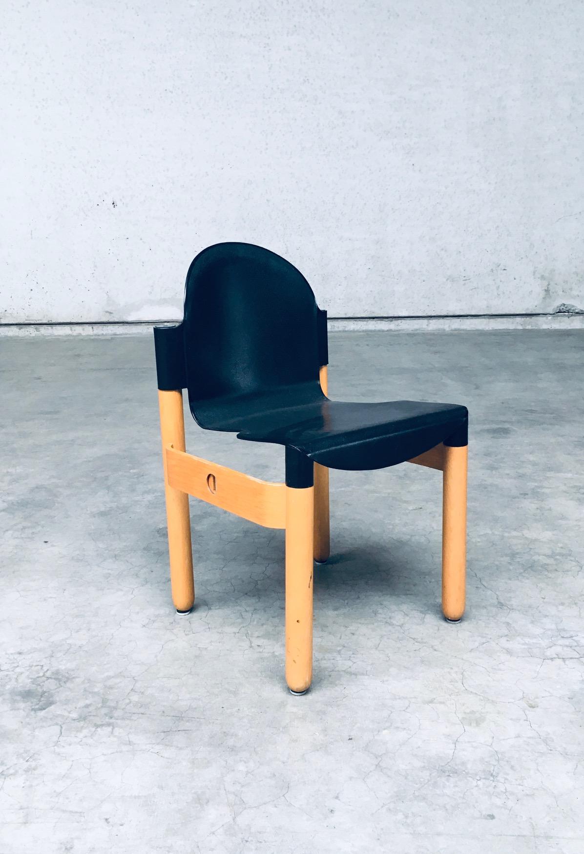 Plastic Postmodern Design Stacking Chair 