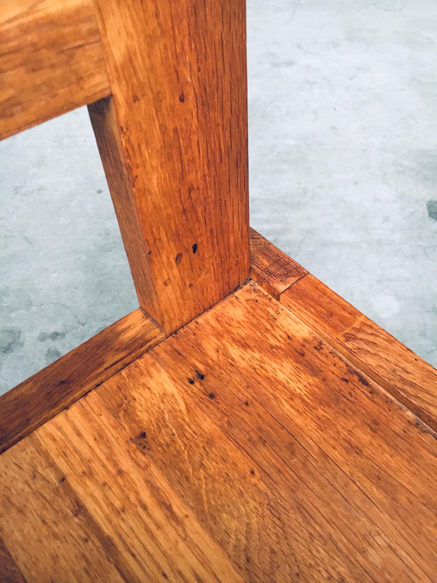 Postmodern Design Teak Side Chair, France 1990's For Sale 5