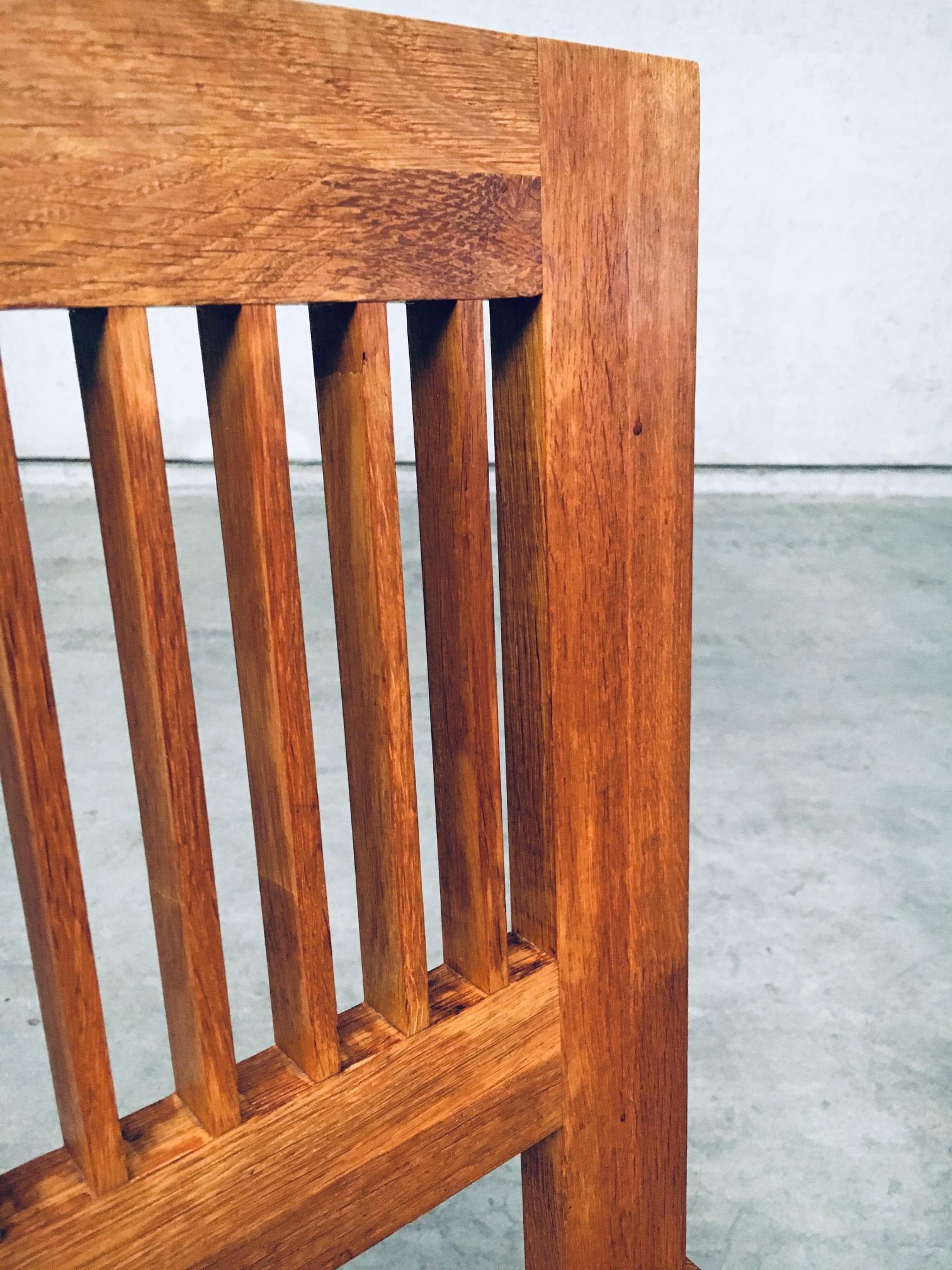Postmodern Design Teak Side Chair, France 1990's For Sale 6