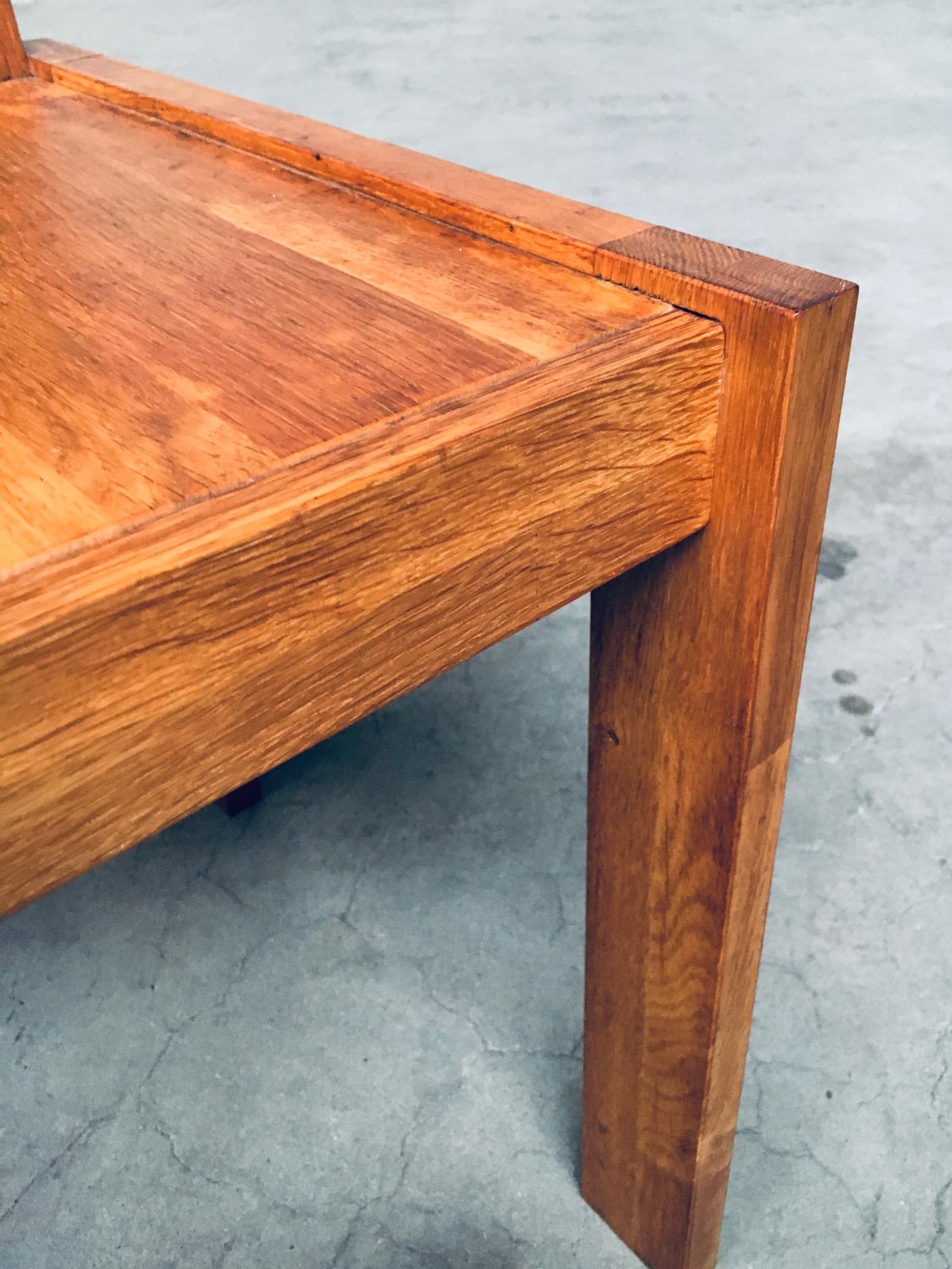Postmodern Design Teak Side Chair, France 1990's For Sale 9