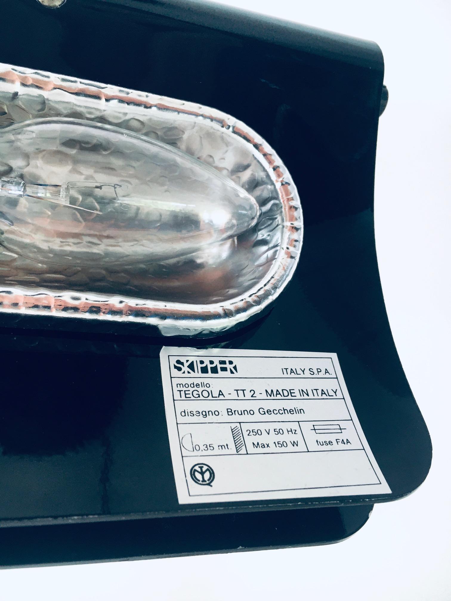 Postmodernes Design TEGOLA Schreibtischlampe von Bruno Gecchelin, Italien 1980er Jahre im Angebot 10