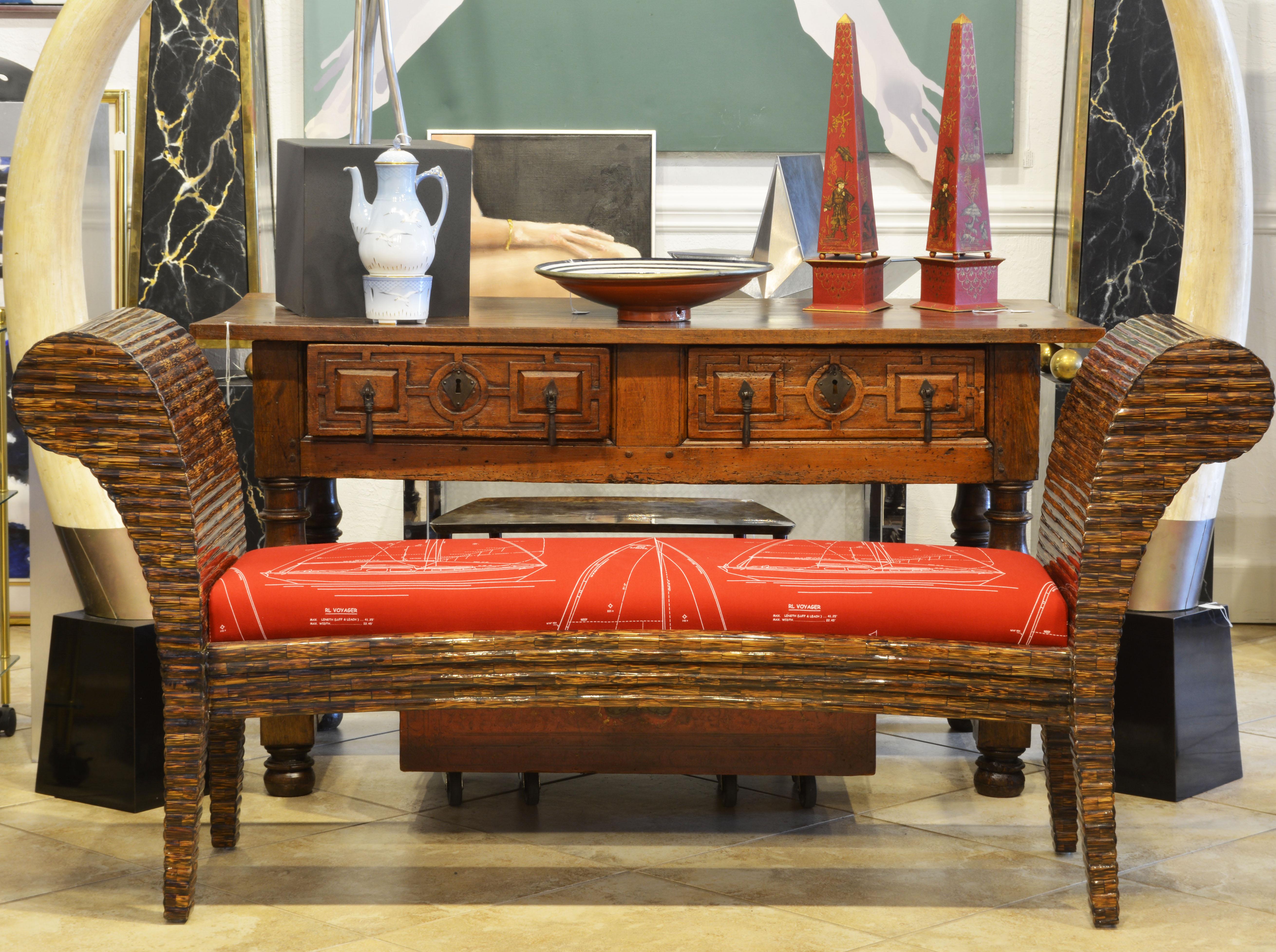 coconut bench