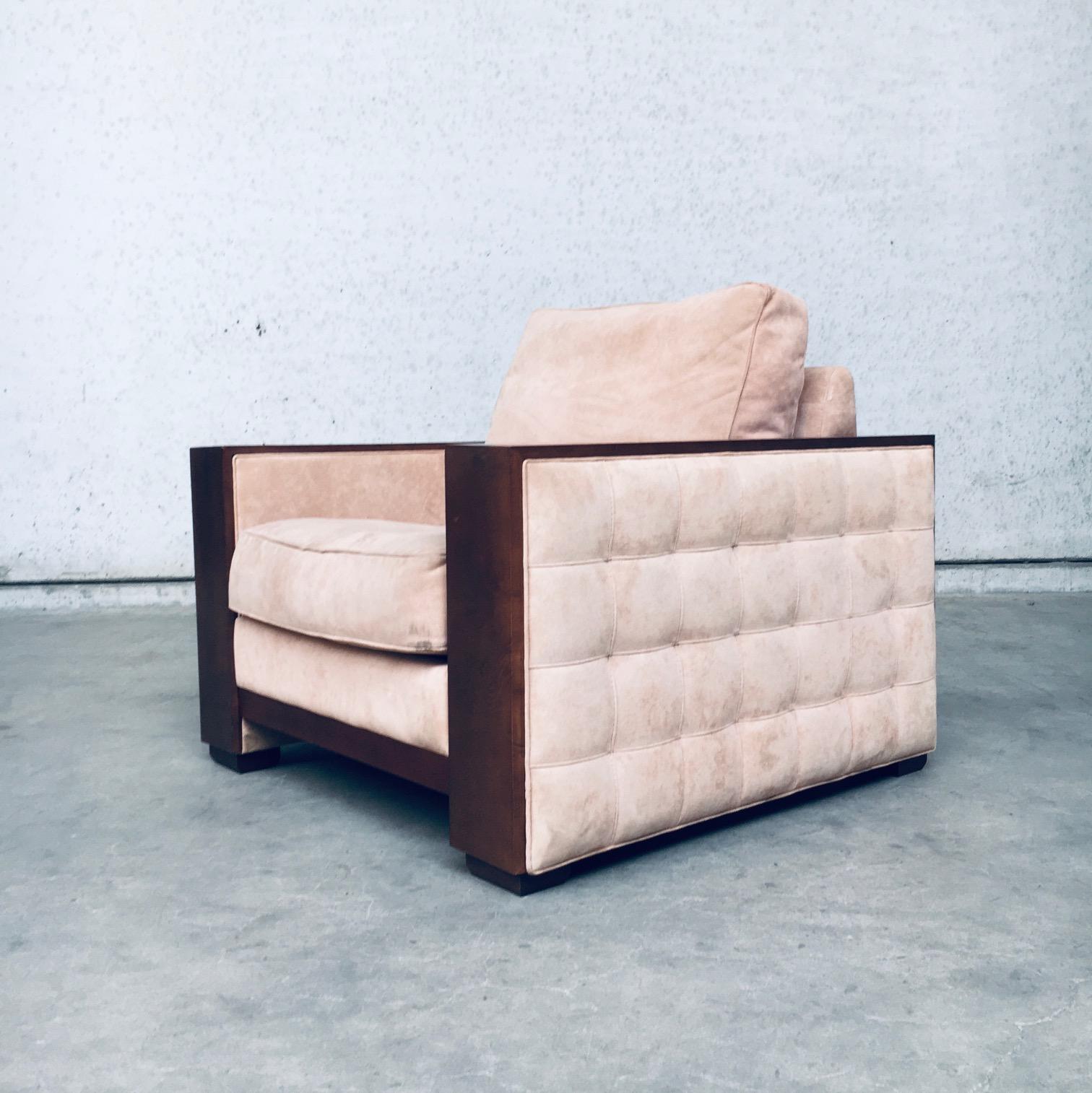 French Postmodern Design XL Armchair by Roche Bobois, France 1980's For Sale