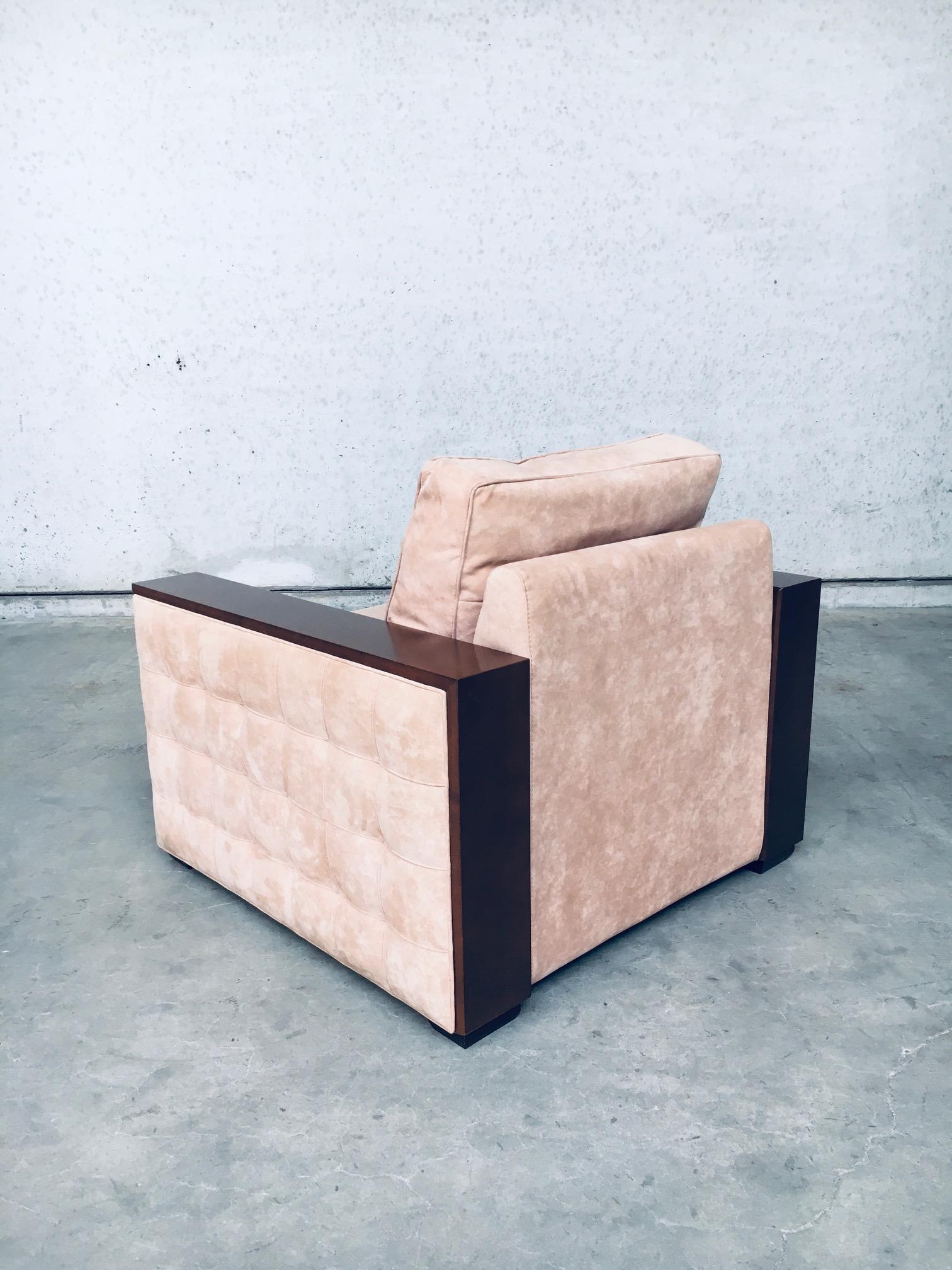 Late 20th Century Postmodern Design XL Armchair by Roche Bobois, France 1980's For Sale