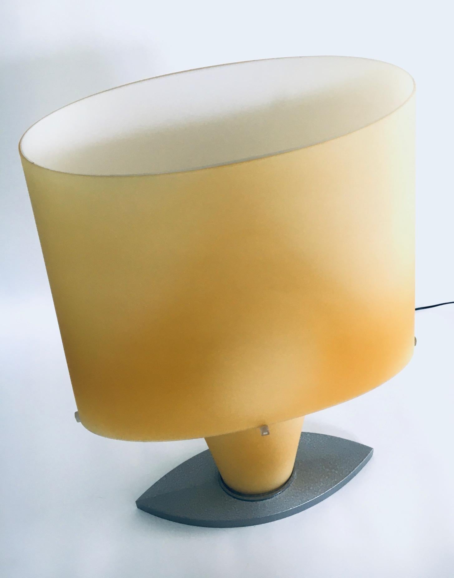 Postmoderne Design XL Glas-Tischlampe aus Glas von Daniela Puppa für Fontana Arte im Angebot 11