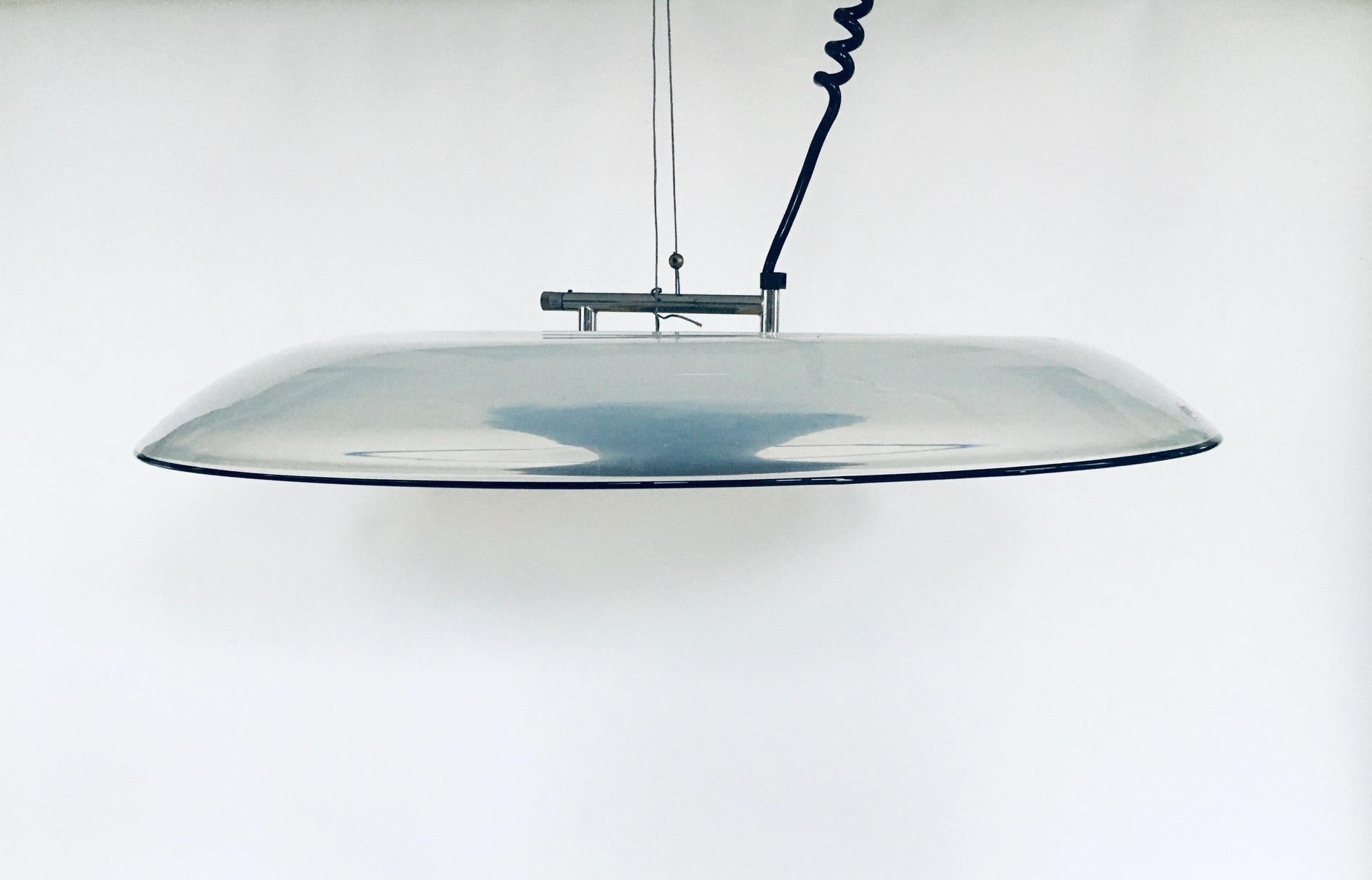 Lampe en verre de Murano rose et blanc, années 80 – CLUB BARBARA