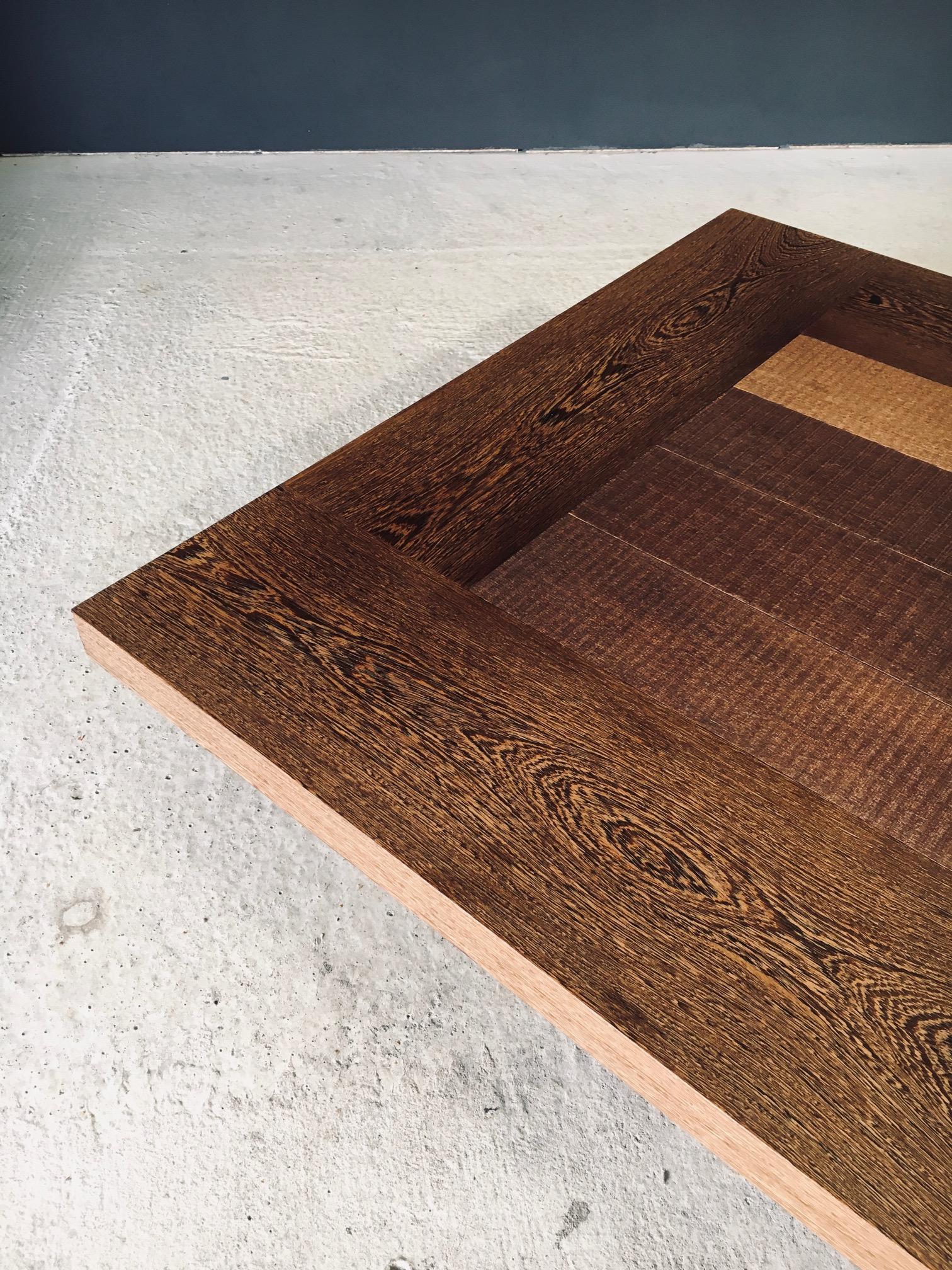 Table basse design postmoderne XL Wengé en vente 6