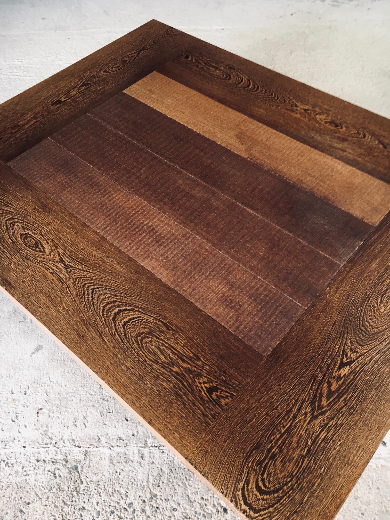 Table basse design postmoderne XL Wengé en vente 7