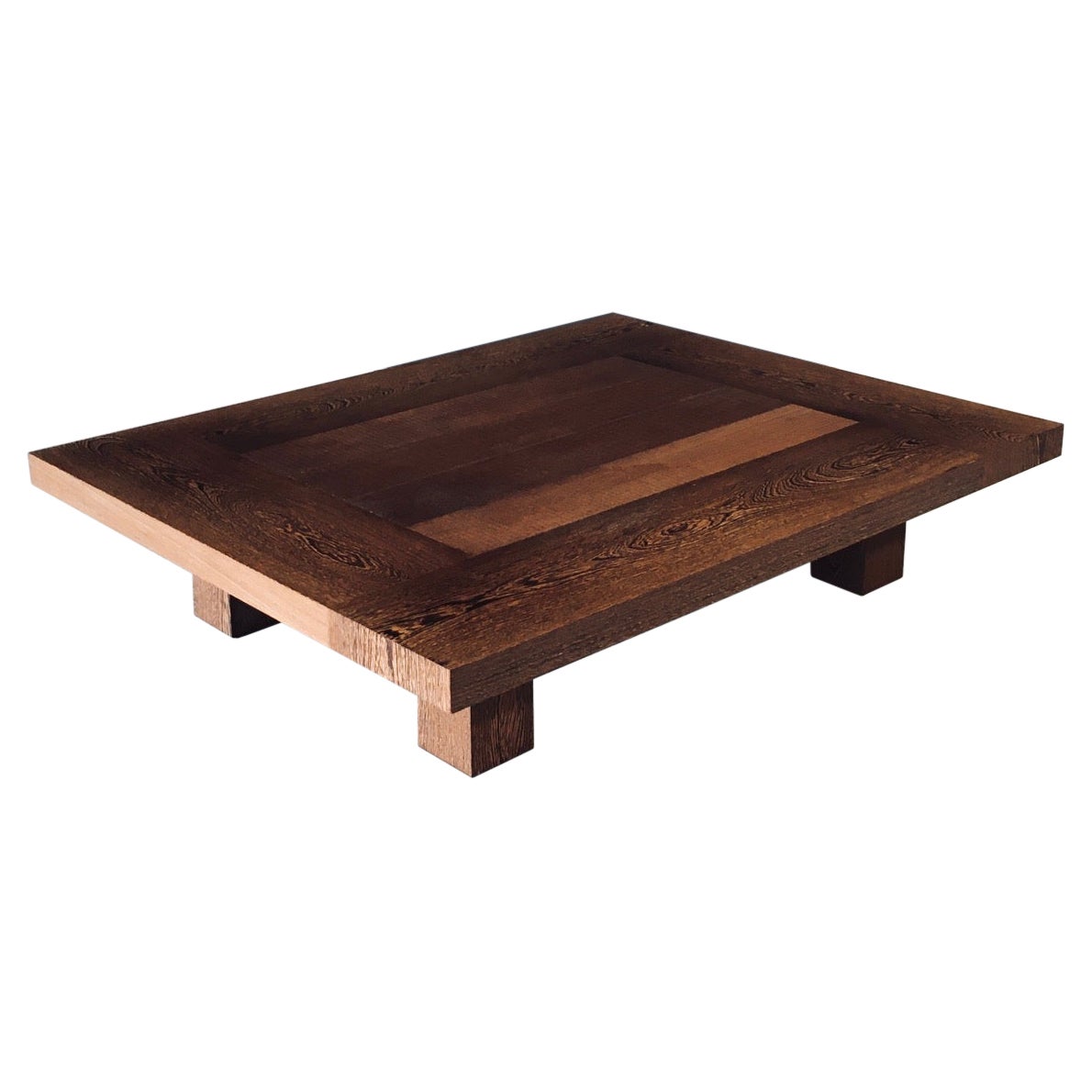 Table basse design postmoderne XL Wengé en vente