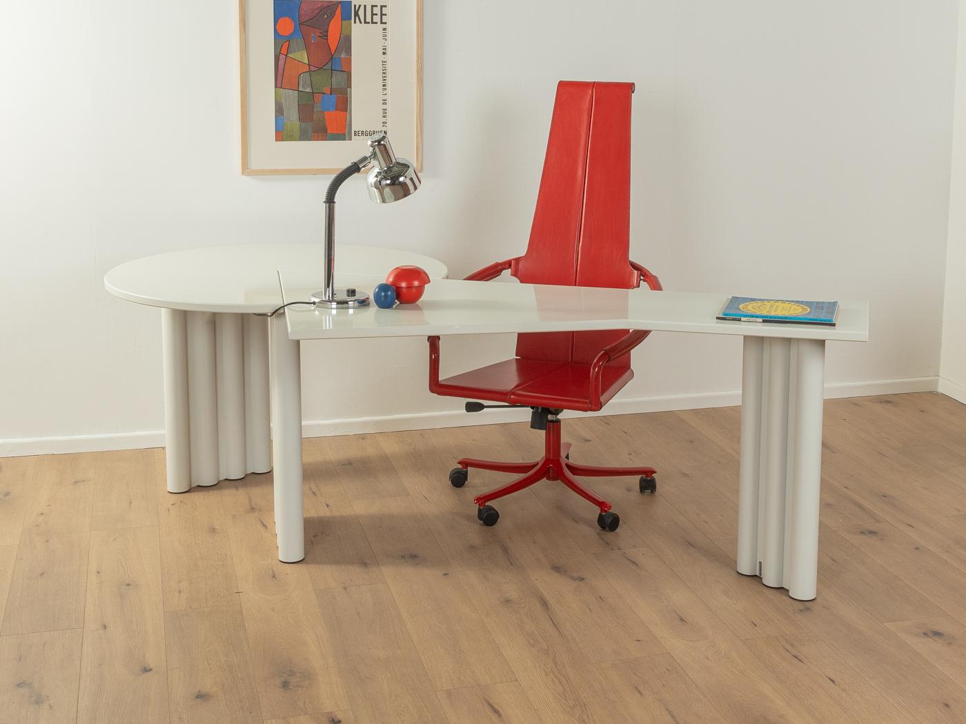 German Postmodern desk, interlübke For Sale