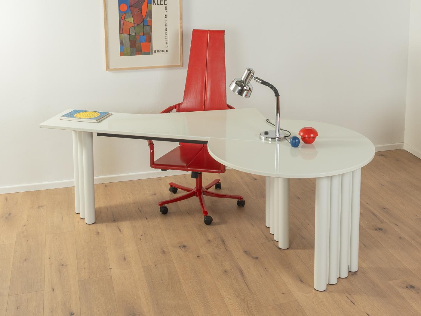 Late 20th Century Postmodern desk, interlübke For Sale