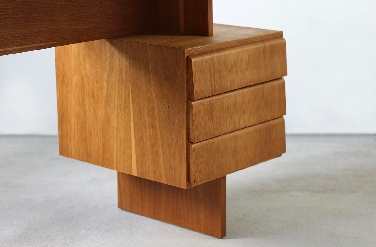 Late 20th Century Postmodern Desk, Writing Table by Bohumil Landsman, 1970s, Fully Restored