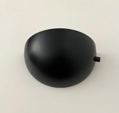 Postmodern Dimmable Black Metal Wall Sconce by Estiluz, Barcelona, 1980s