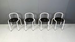 Chaises de salle à manger postmodernes de Pietro Arosio pour Airon, 1980