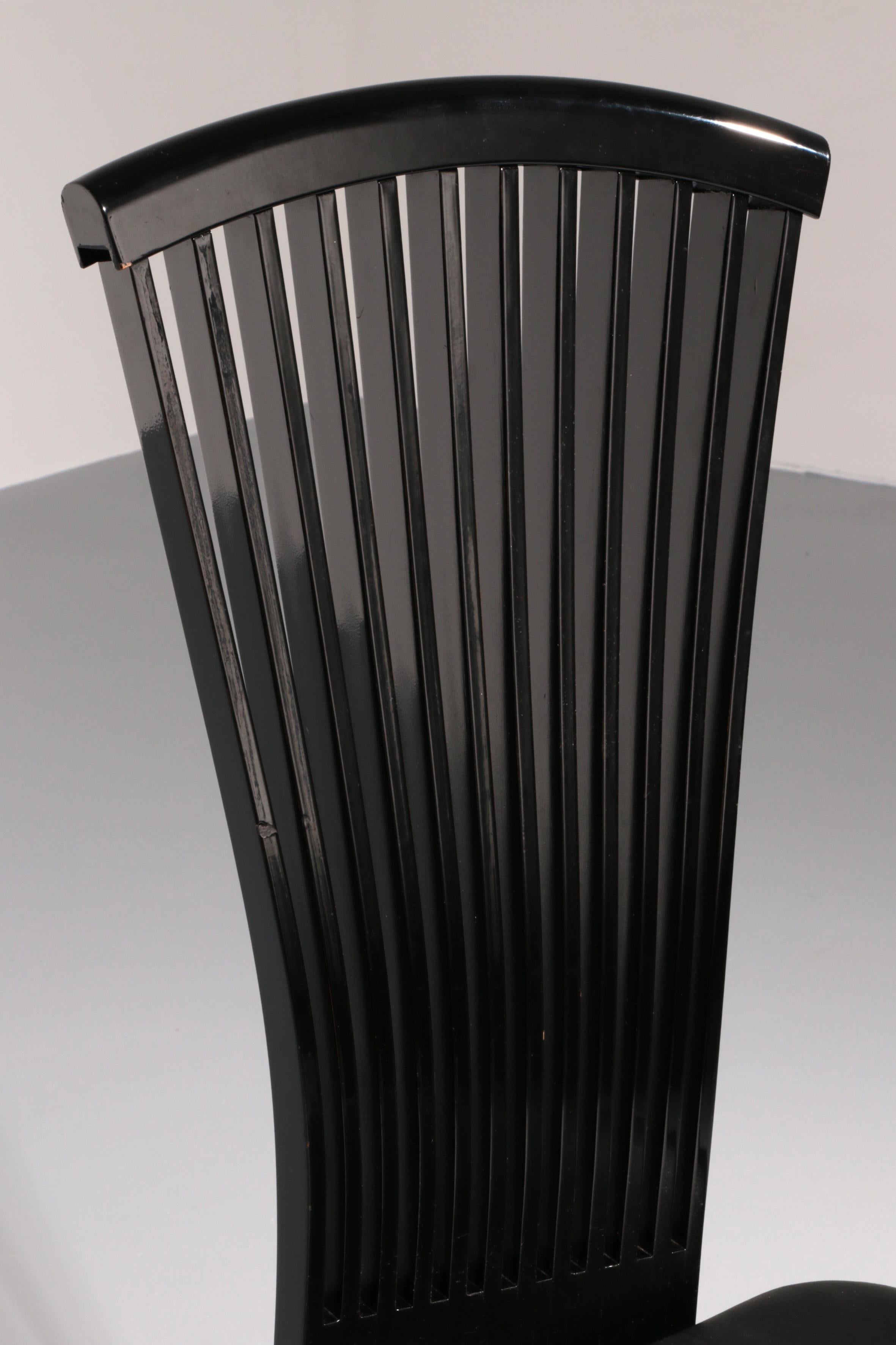 Postmodern Dining Chairs by Pietro Costantini, Italy 1980s For Sale 6