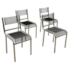 Chaises de salle à manger postmodernes de René Herbst – 1980, Italie