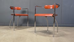 Postmodern dining chairs by Segis Italy, 1980s