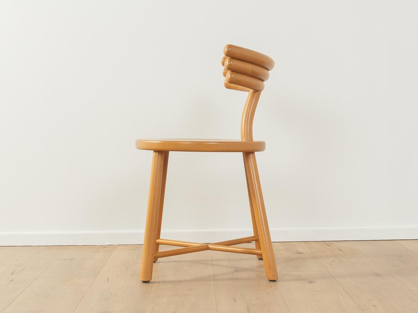 Beech Postmodern Dining chairs, Eka Wohnmöbel For Sale