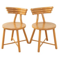 Vintage Postmodern Dining chairs, Eka Wohnmöbel
