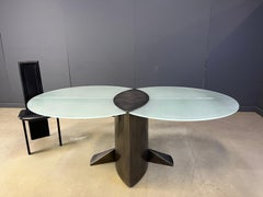 Postmodern dining table by Belgochrom, 1980s