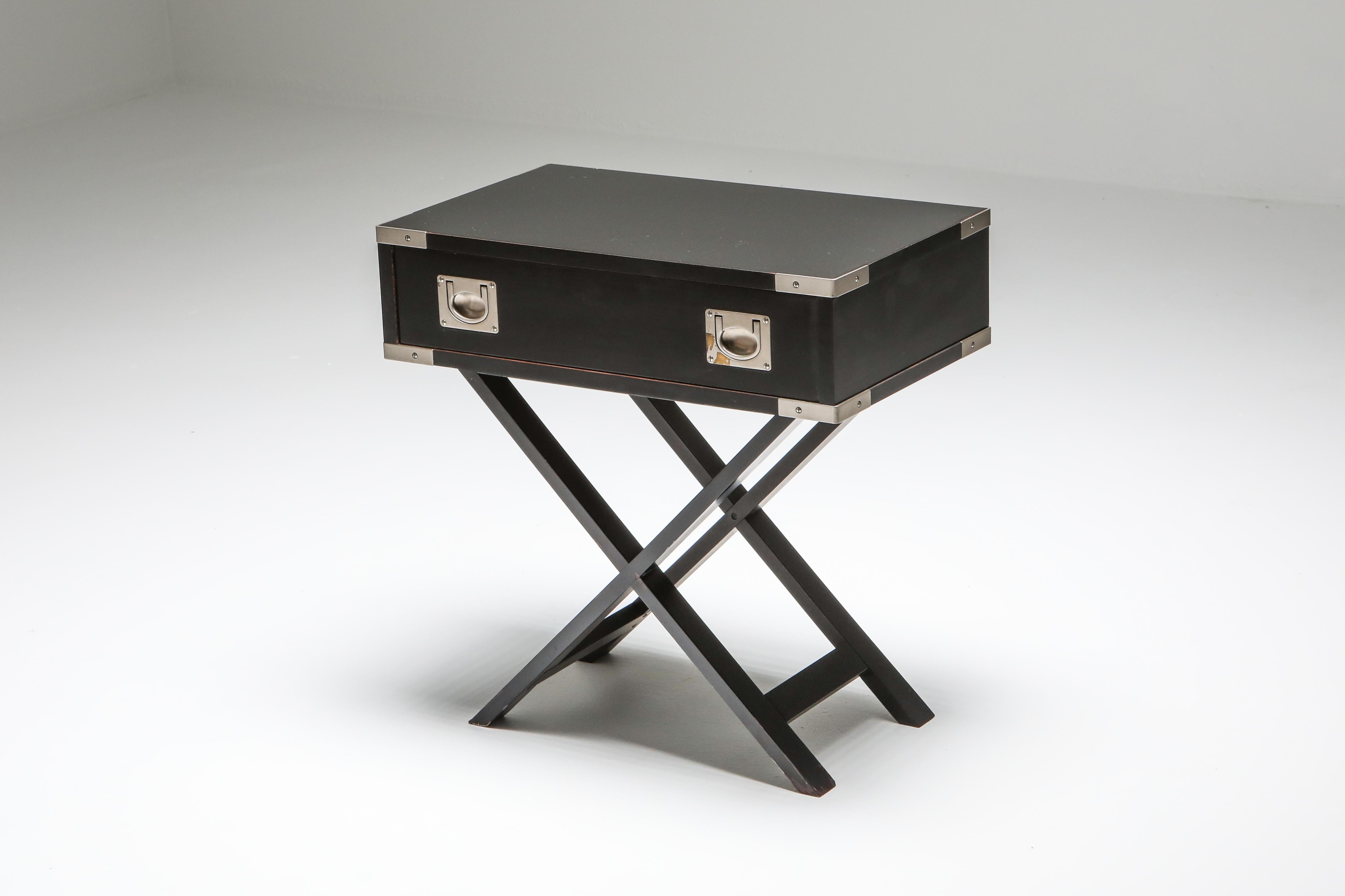 Postmodern 'Director' Bed Side Tables 1