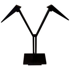 Postmodern Double Headed Desk Lamp by Roverto Maracatti for Zeus, Milano