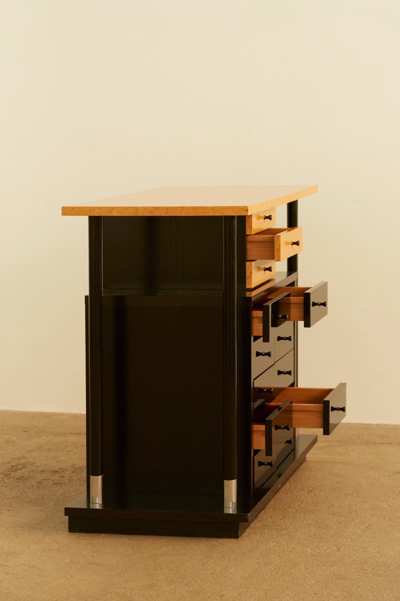 Lacquered Postmodern Dresser For Sale