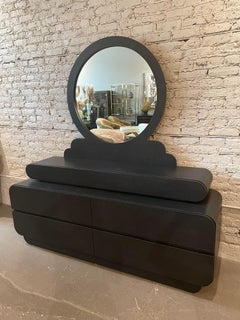Postmodern Dresser With Mirror