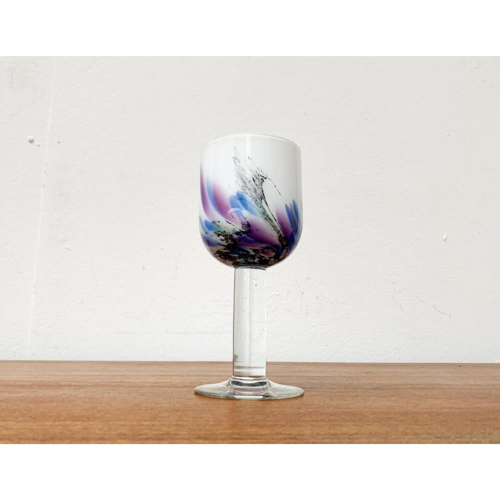 Postmodern Drinking Glass by Hans Jürgen Richartz, 1980s In Good Condition For Sale In Hamburg, DE